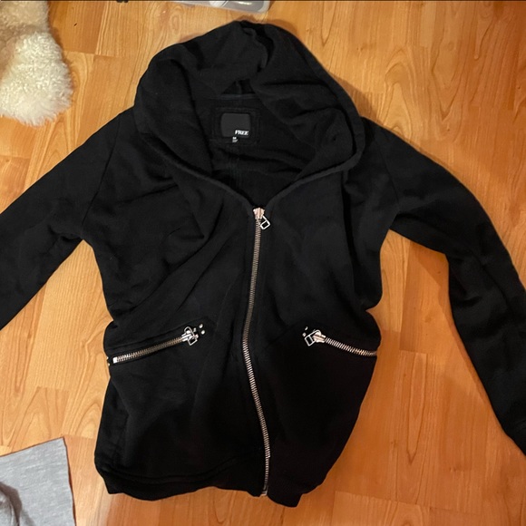 XS Black Aritzia Wilfred Free Black Cocoon Rousseau Cozy Fall Sweater - Picture 3 of 6